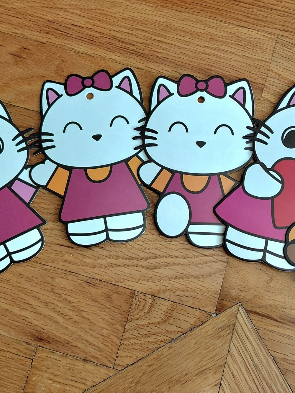 Cute Kitty Cat Happy Birthday Party Decorations Balloons Sign Decorative Set Kit